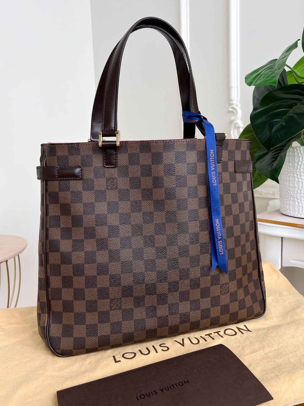 Authentic LV Uzes damier ebene handbag