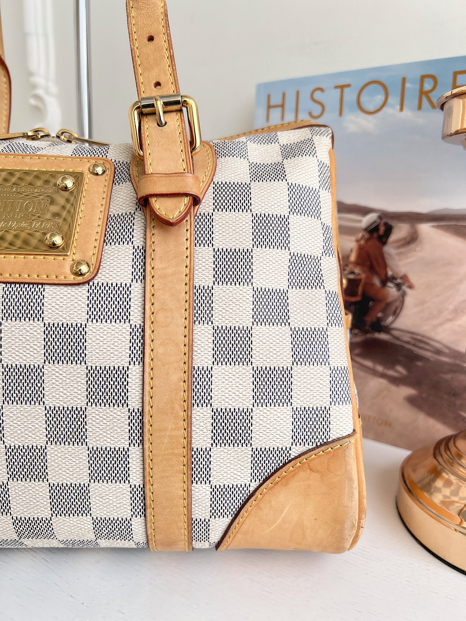 Louis Vuitton Berkeley Azur Damier Handbag