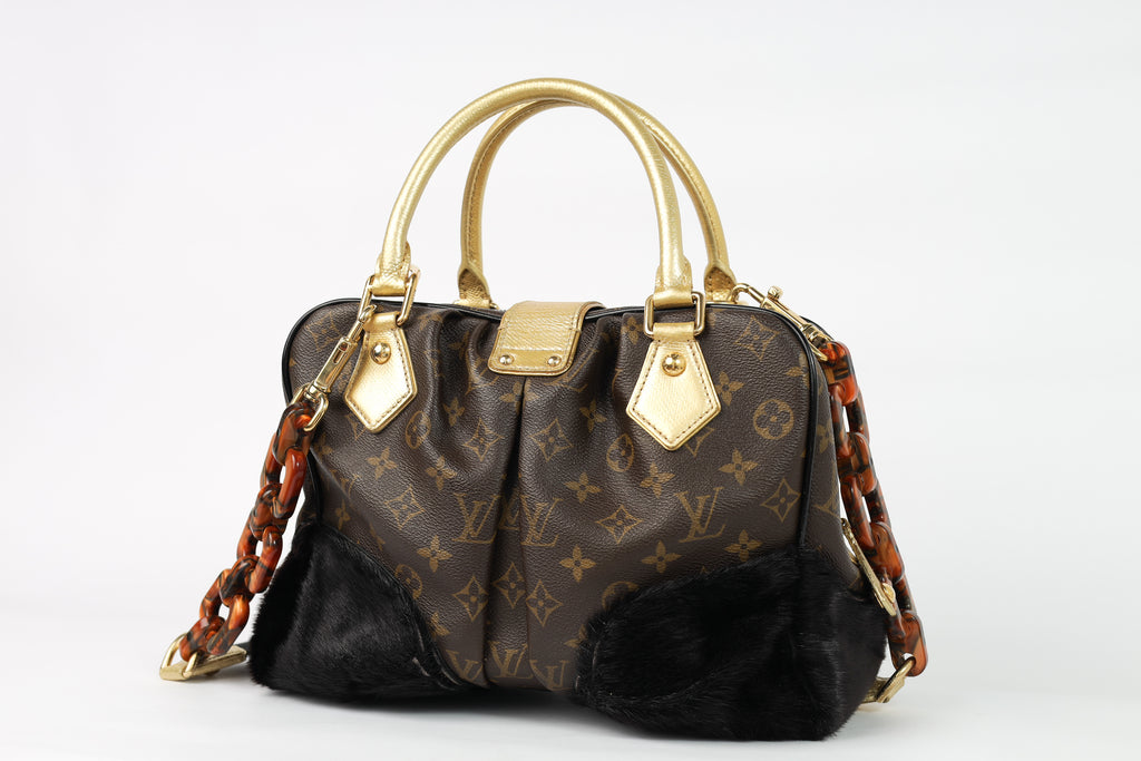 Authentic  LV Limited Monogram Leopard Adele Stephen Crossbody