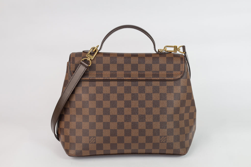 Authentic LV Bergamo GM Damier Ebene Satchel Crossbody bag