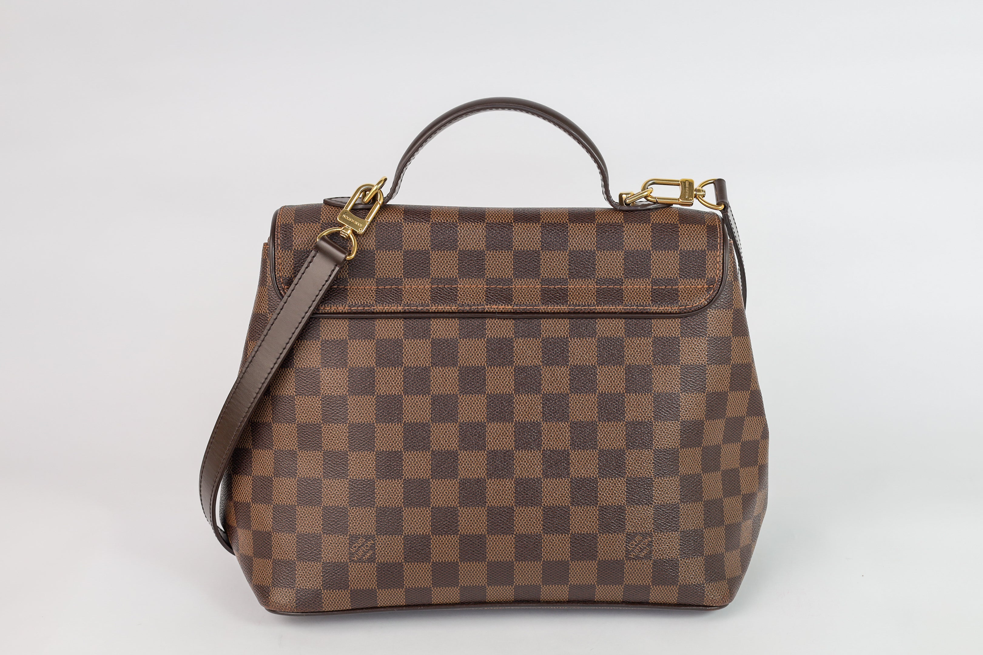 Authentic LV Bergamo GM Damier Ebene Satchel Crossbody bag