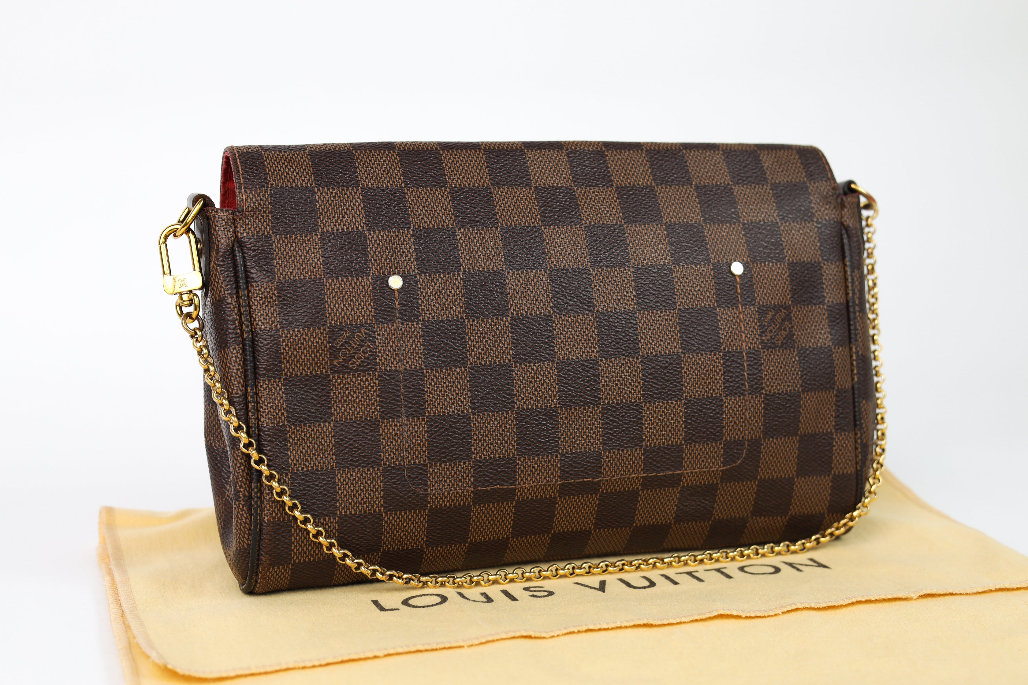 Authentic LV Favorite mm damier ebene crossbody clutch – Baggarium