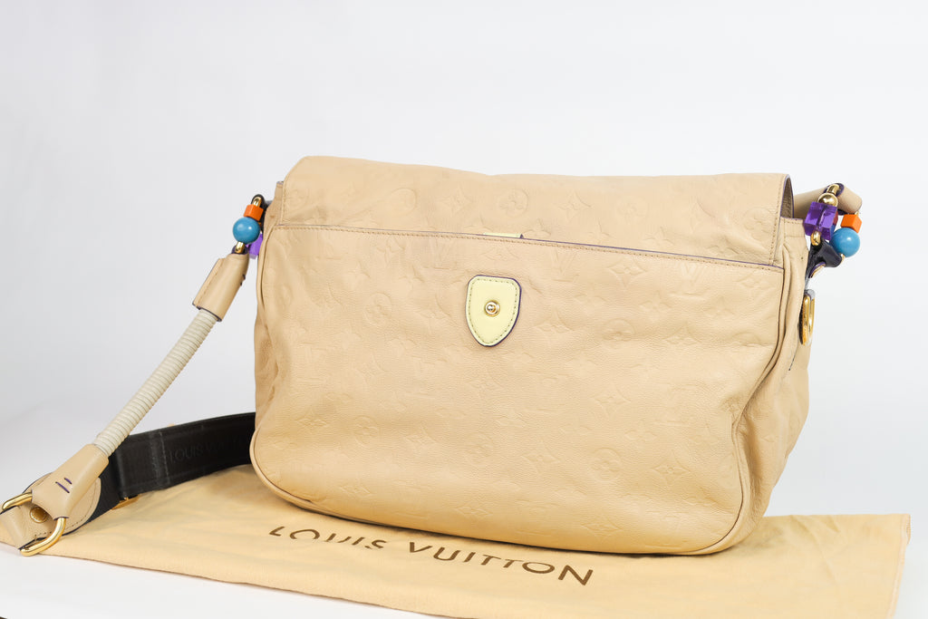 Authentic LV Underground Monogram Limited Empreinte Creme Messenger crossbody
