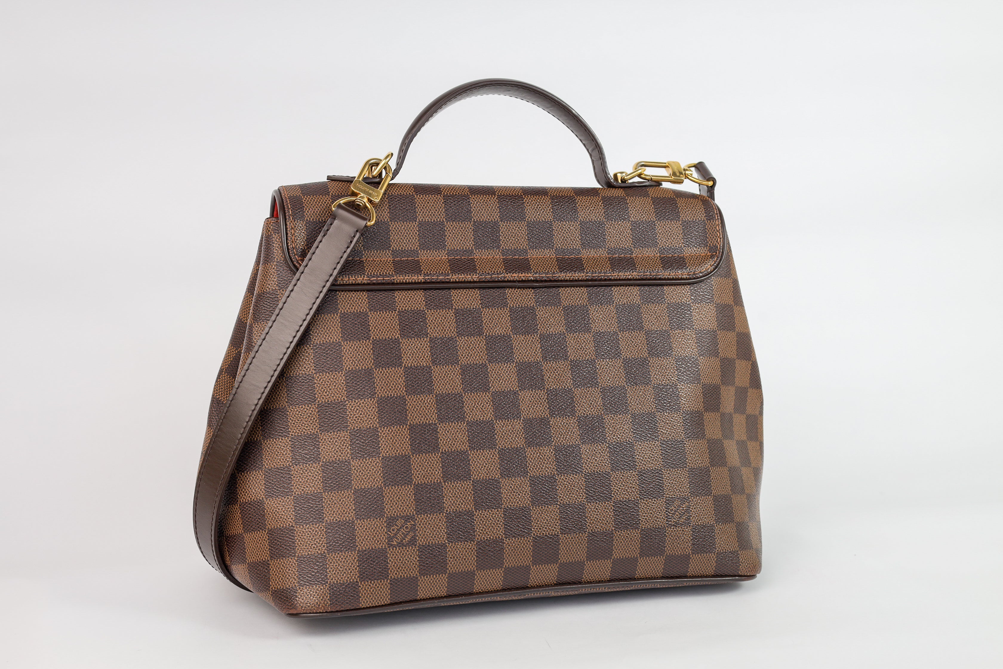 Authentic LV Bergamo GM Damier Ebene Satchel Crossbody bag