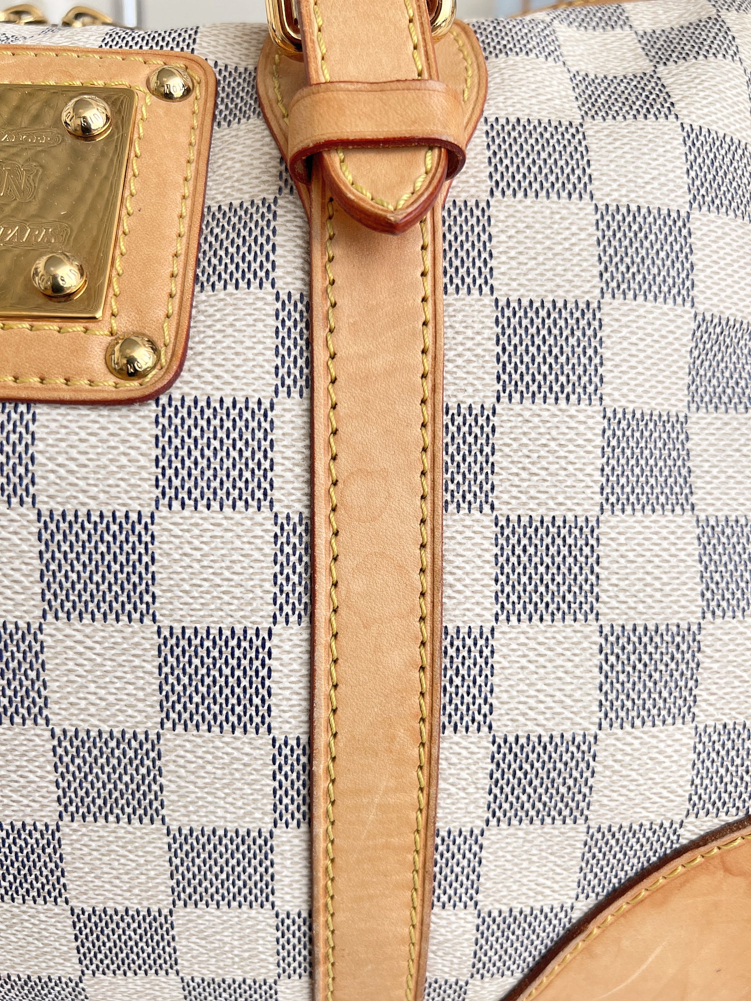 Louis Vuitton Berkeley Azur Damier Handbag