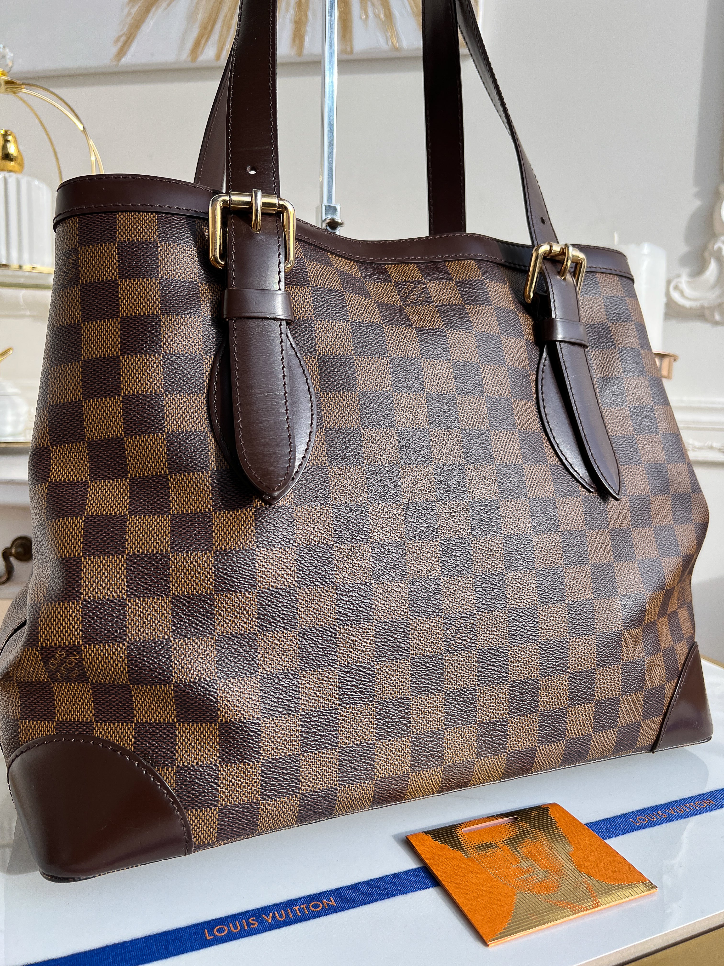 Louis Vuitton Hampstead Mm Damier Ebene Sac à main épaule