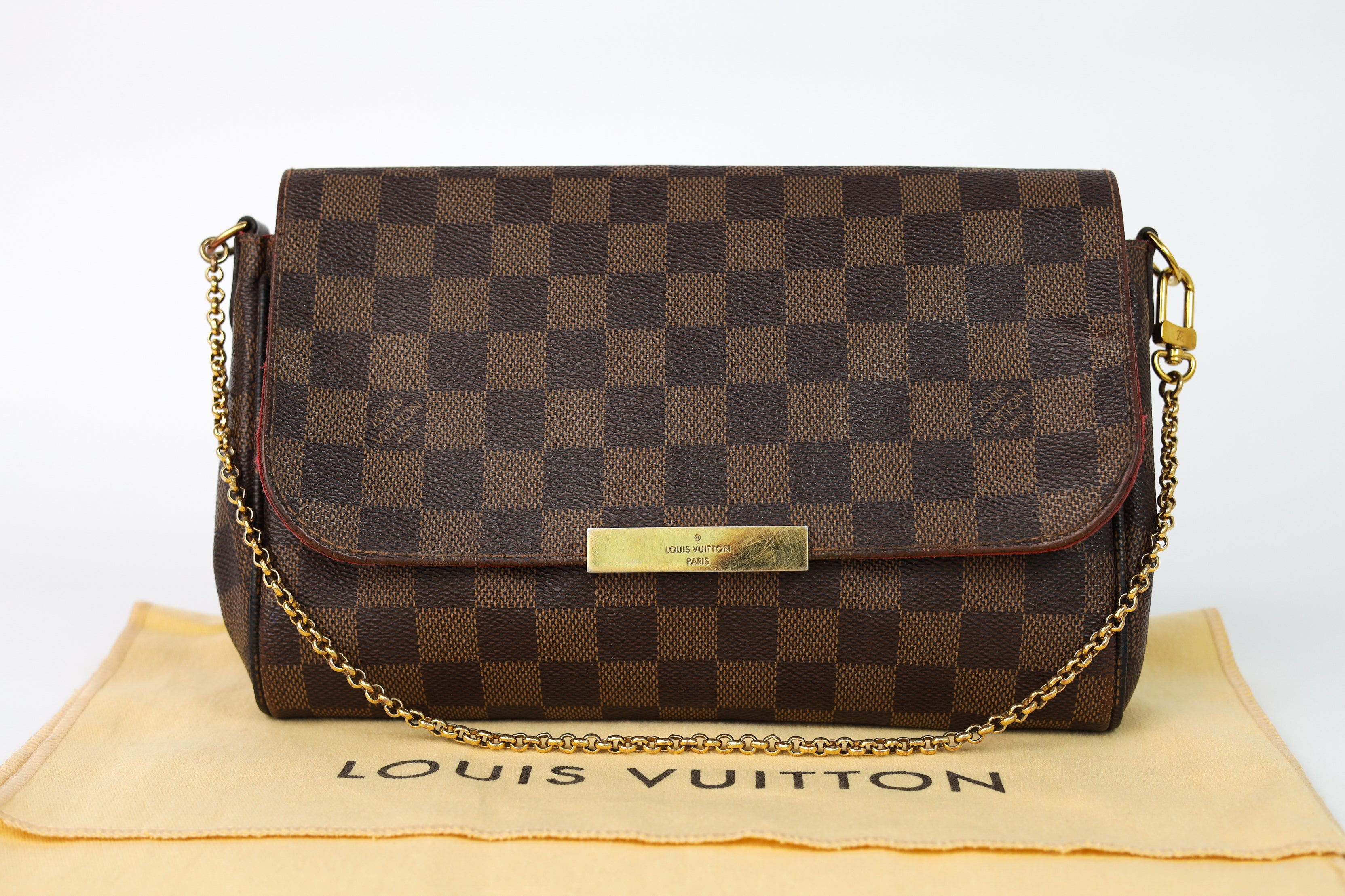 Authentic LV Favorite mm damier ebene crossbody clutch