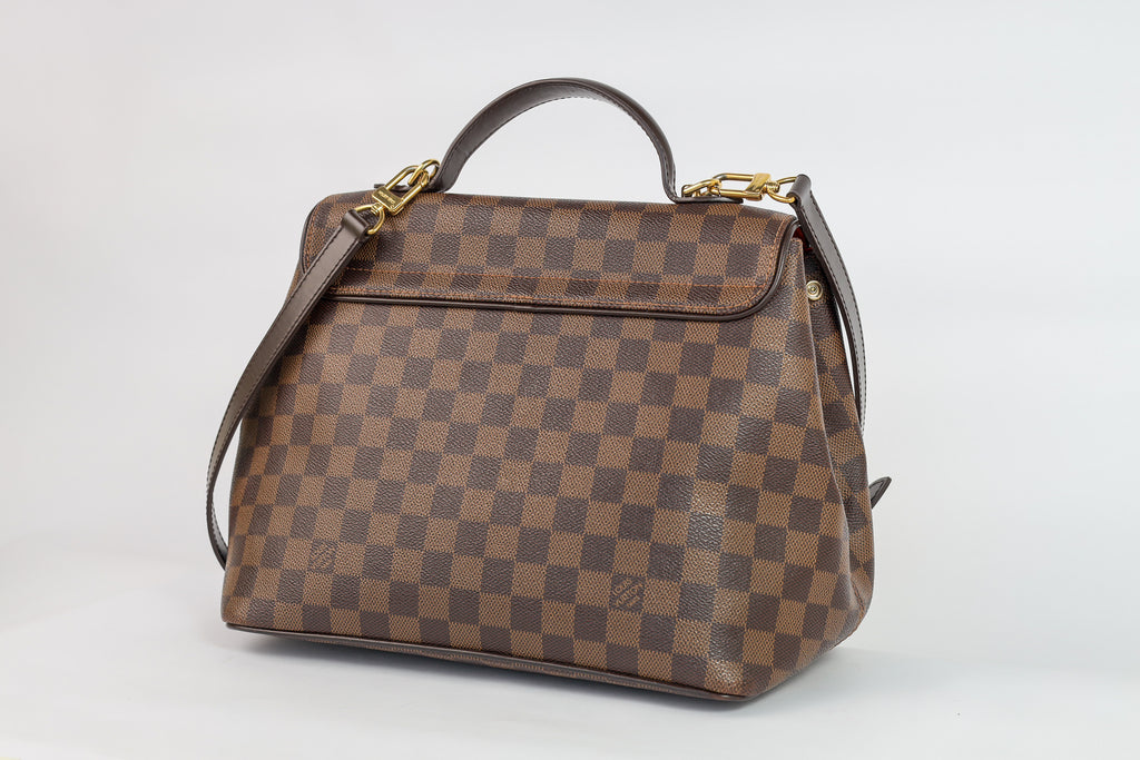 Authentic LV Bergamo GM Damier Ebene Satchel Crossbody bag