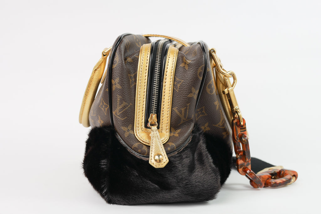 Authentic  LV Limited Monogram Leopard Adele Stephen Crossbody
