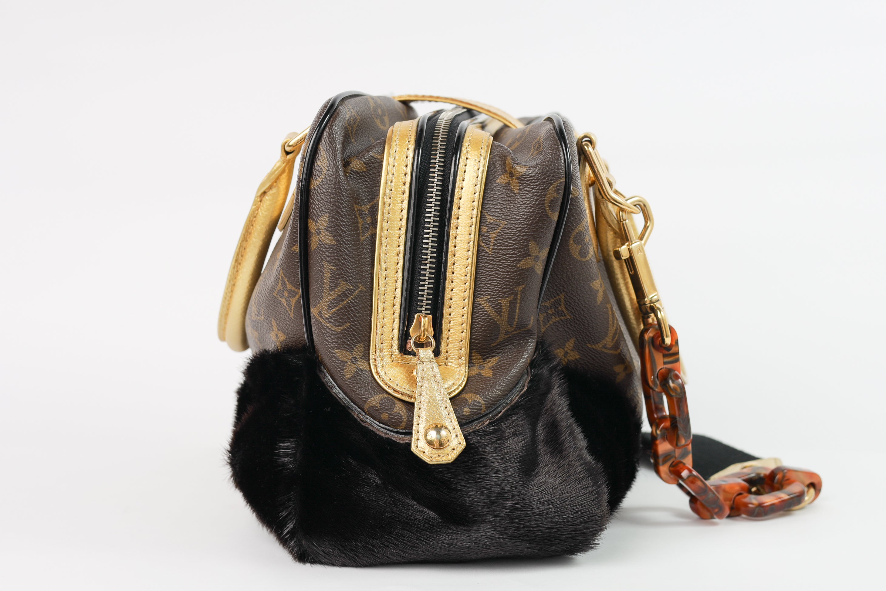 Authentic  LV Limited Monogram Leopard Adele Stephen Crossbody