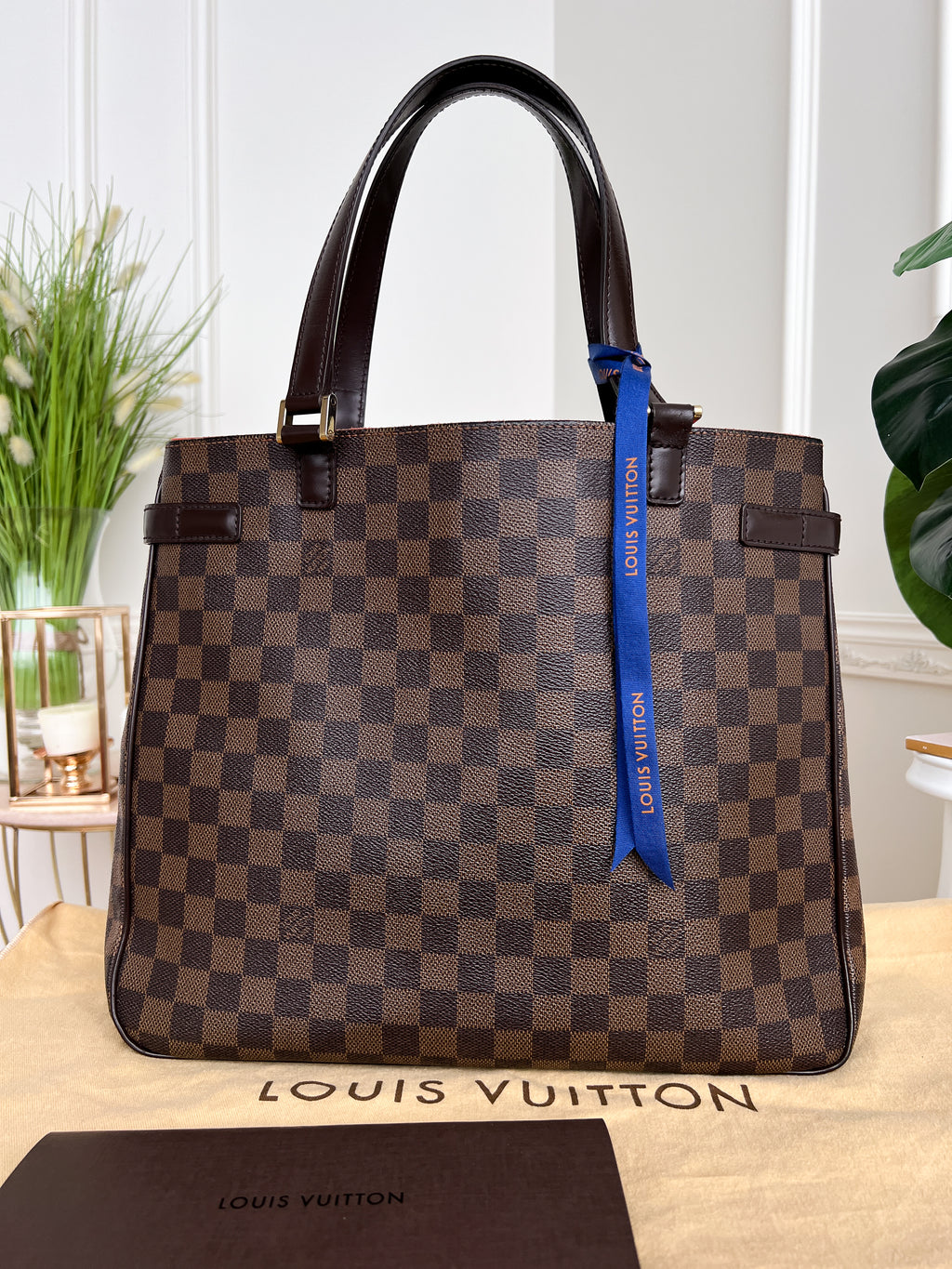 Authentic LV Uzes damier ebene handbag