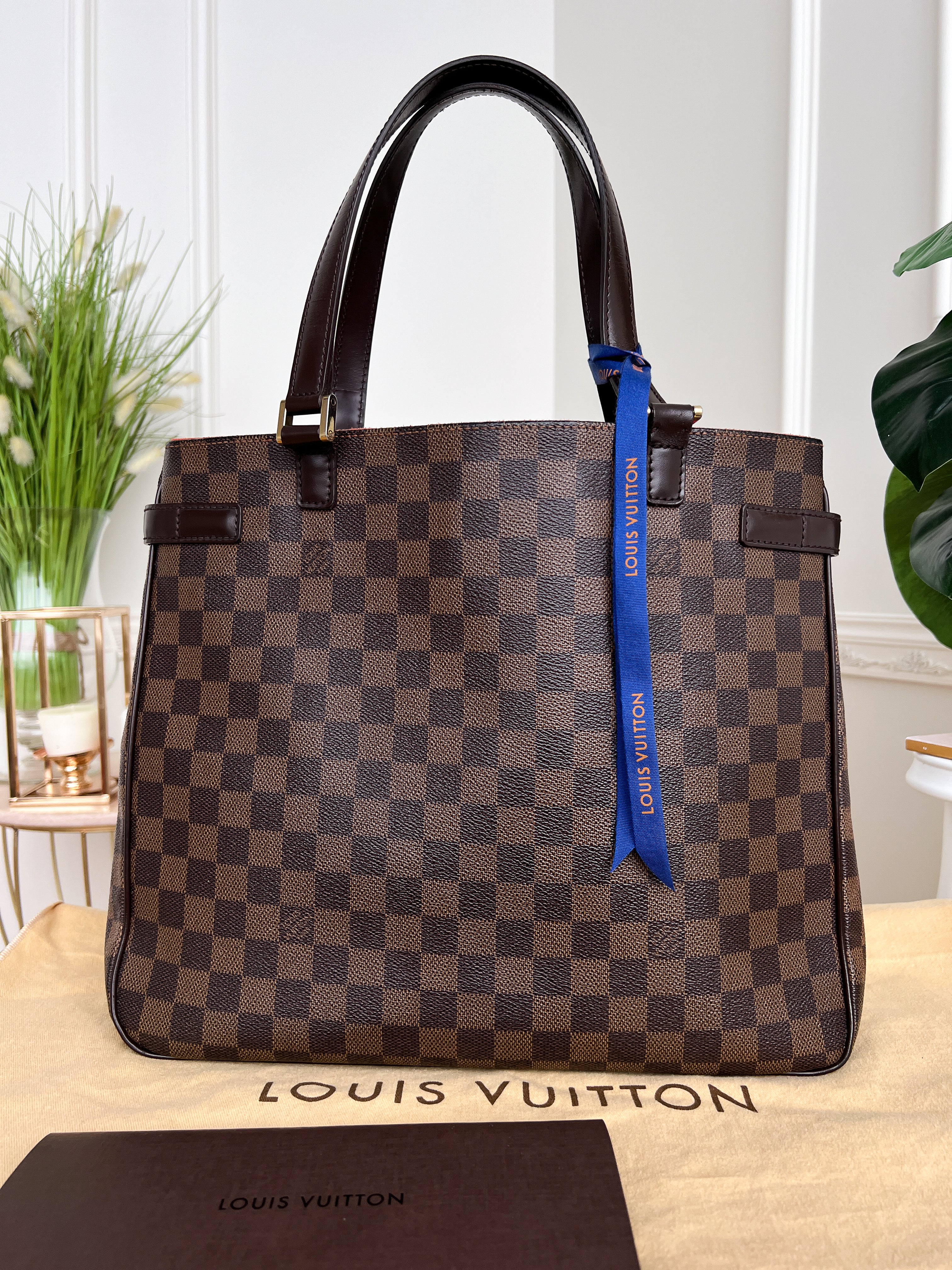 Authentic LV Uzes damier ebene handbag