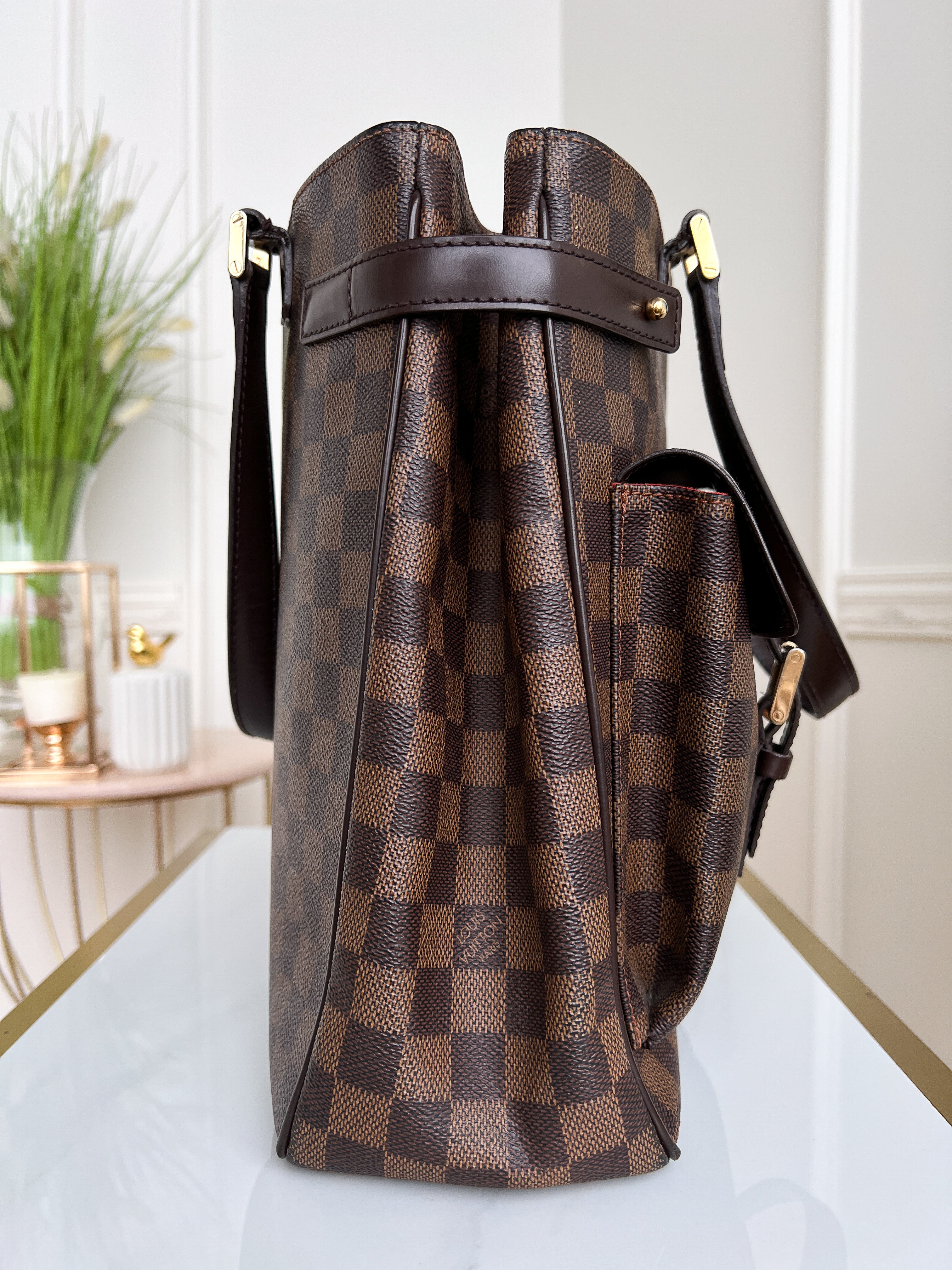 Authentic LV Uzes damier ebene handbag