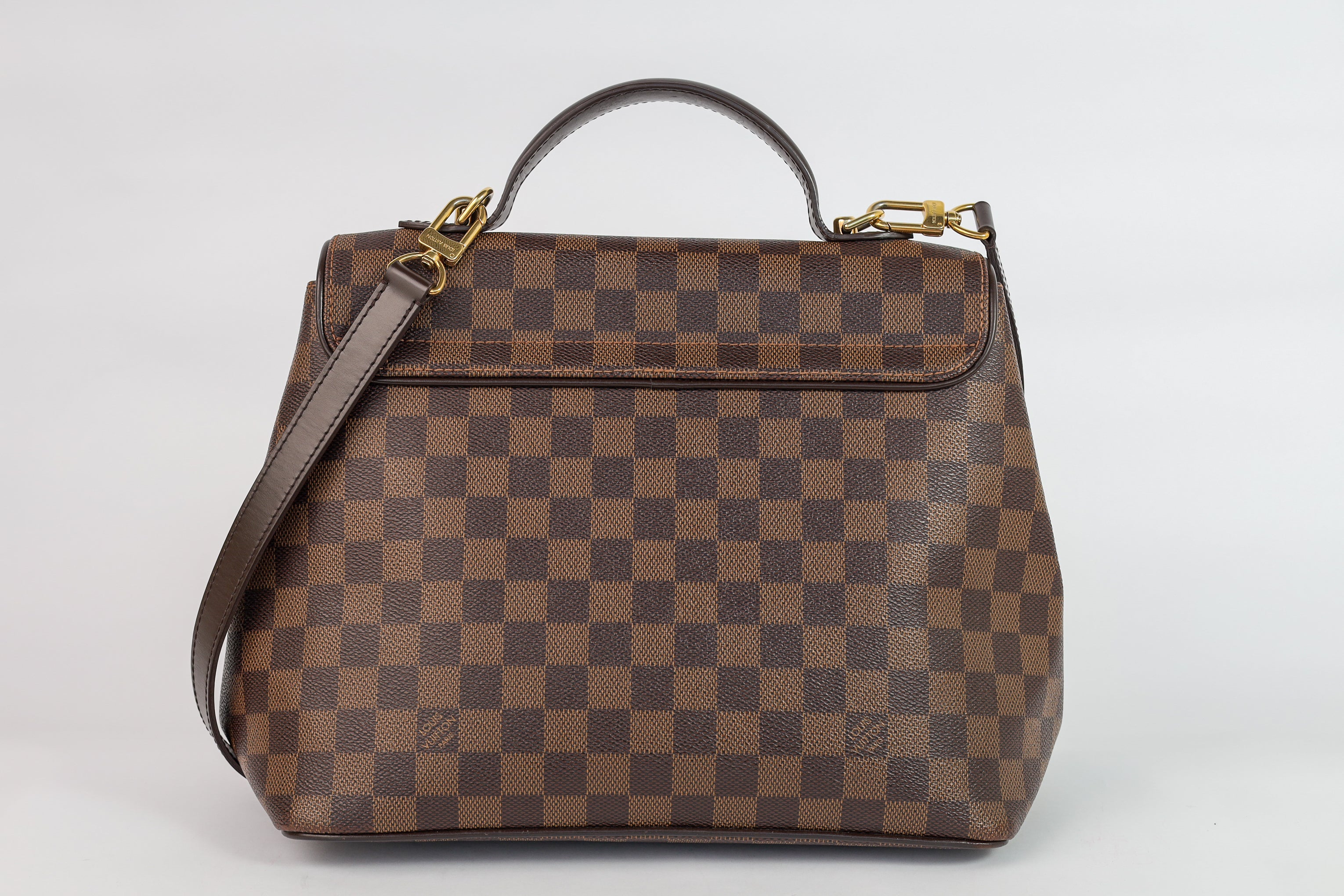 Authentic LV Bergamo GM Damier Ebene Satchel Crossbody bag