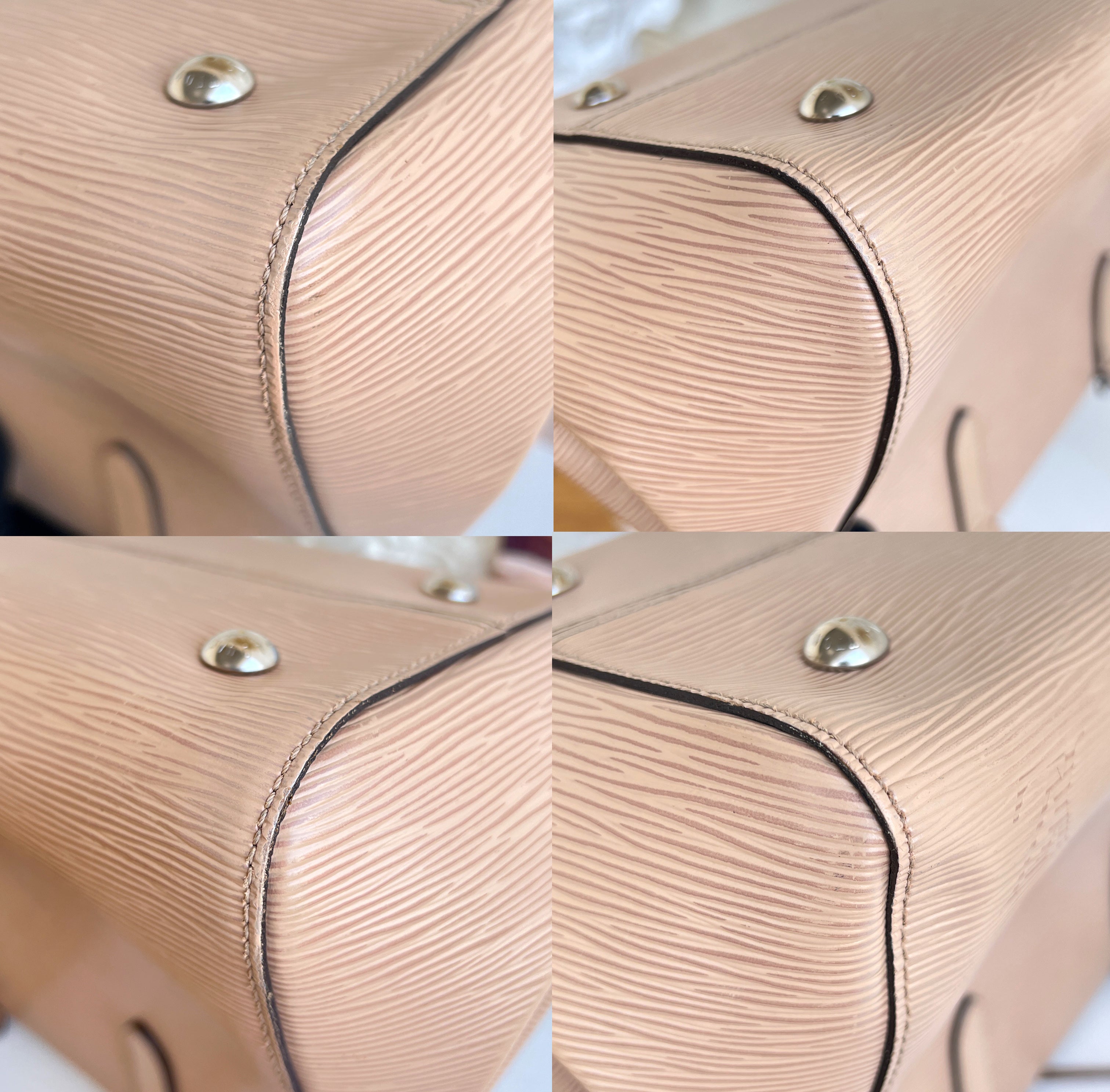 Louis Vuitton Marly Epi Beige Handbag