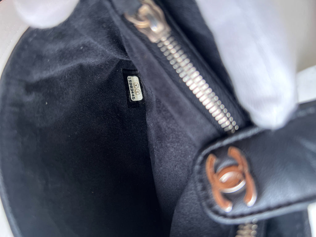 Chanel Wallet Card Black Leather