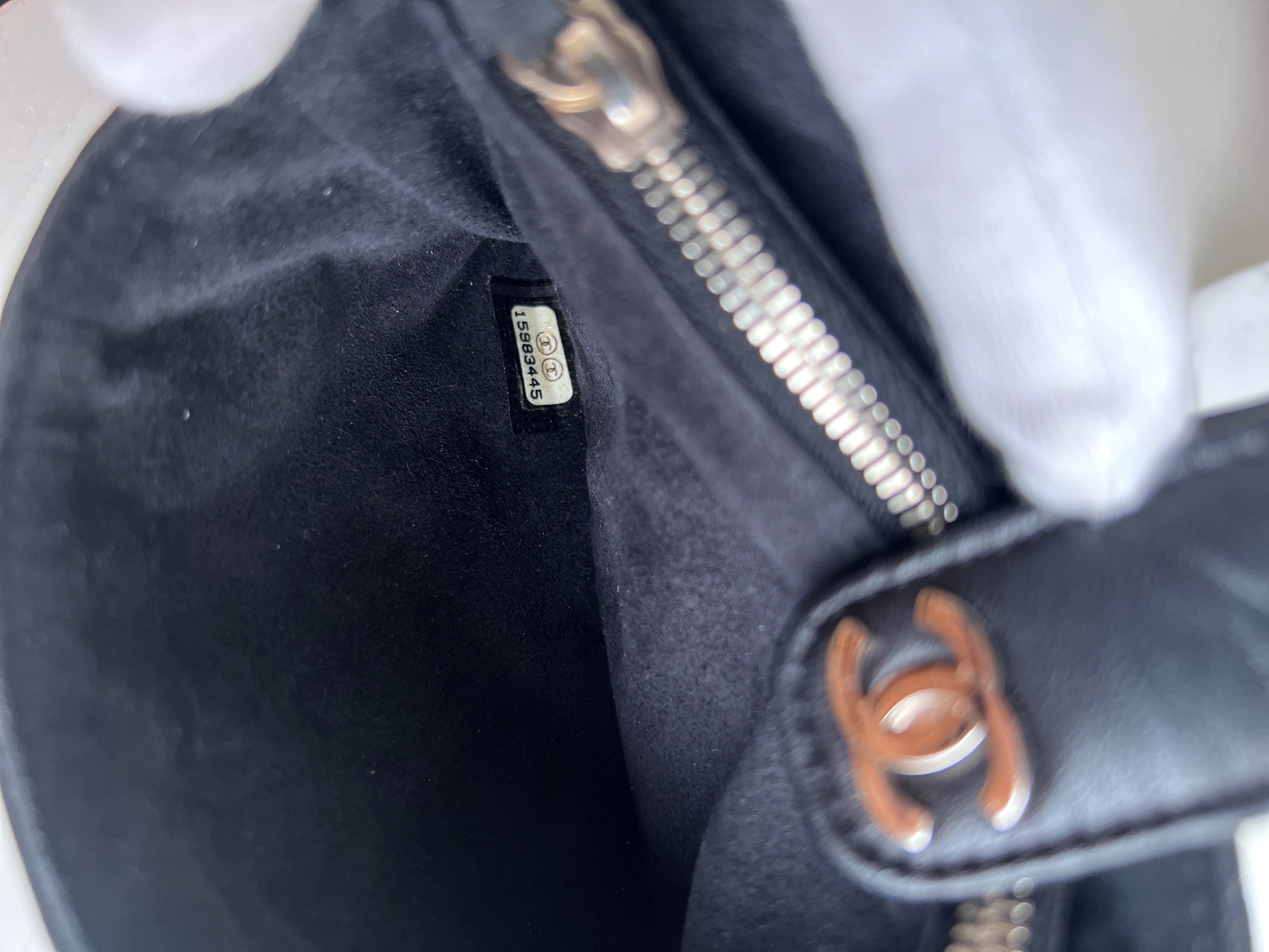Chanel Wallet Card Black Leather