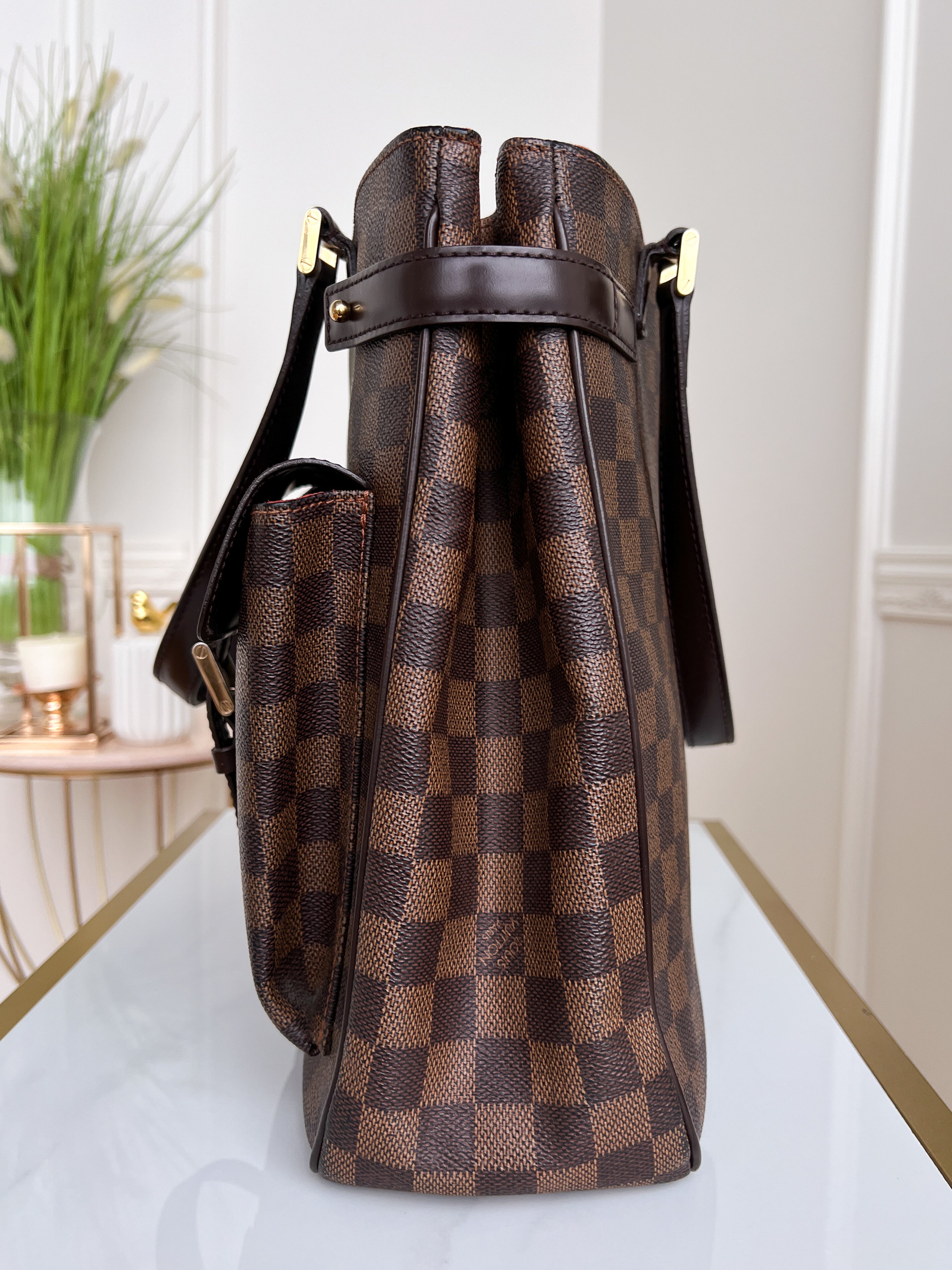 Authentic LV Uzes damier ebene handbag