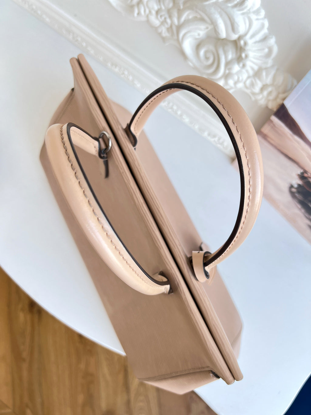 Louis Vuitton Marly Epi Beige Handbag