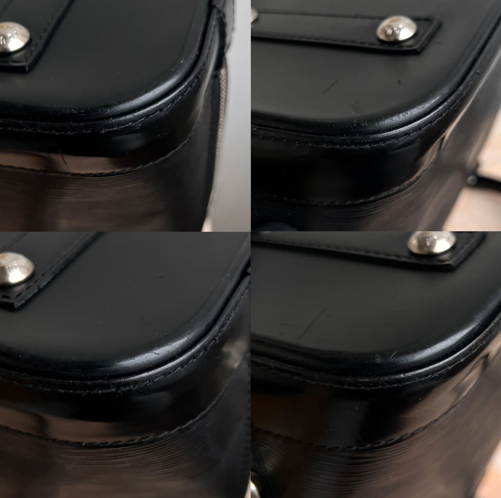 Louis Vuitton Alma Epi Black PM Handbag **4100