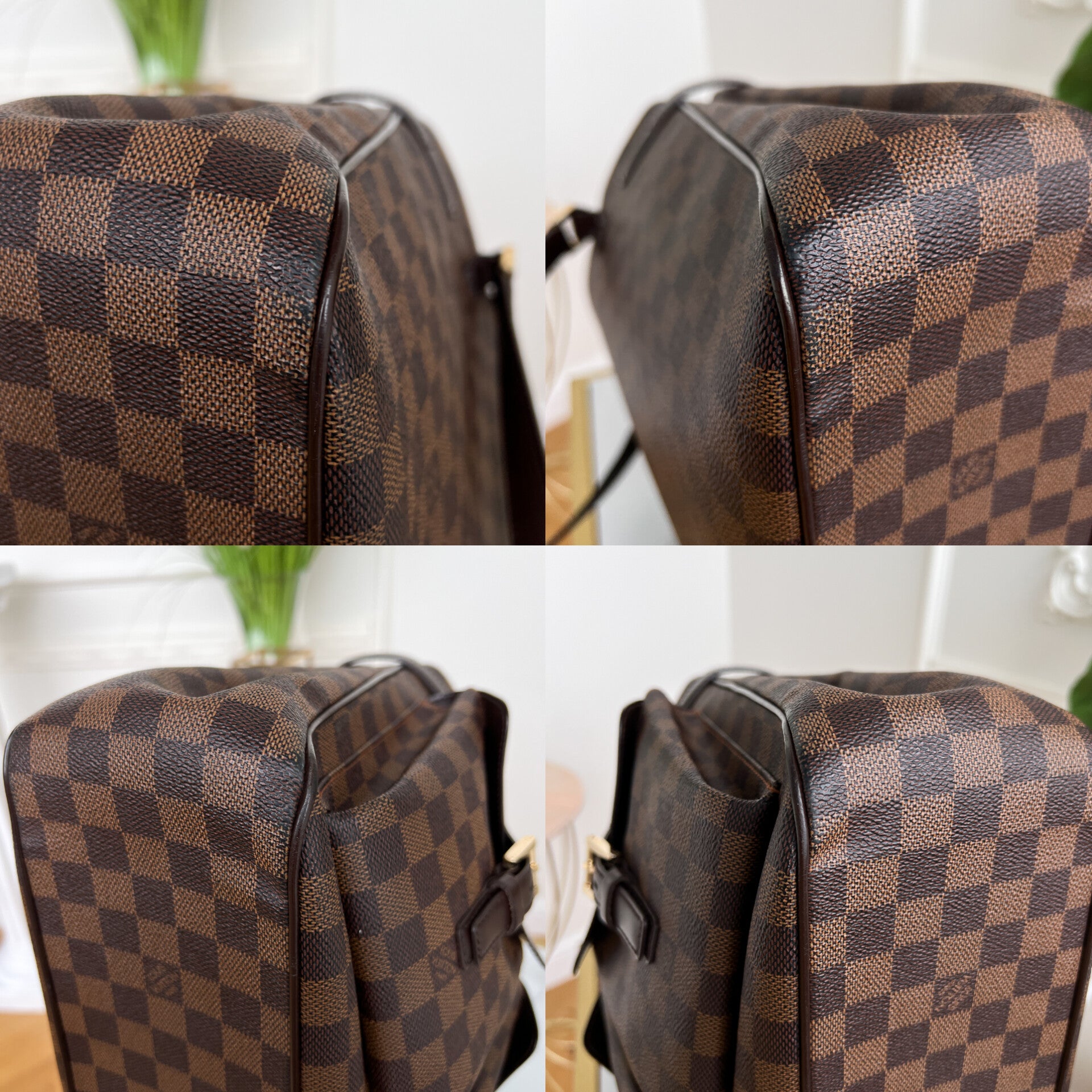 Authentic LV Uzes damier ebene handbag