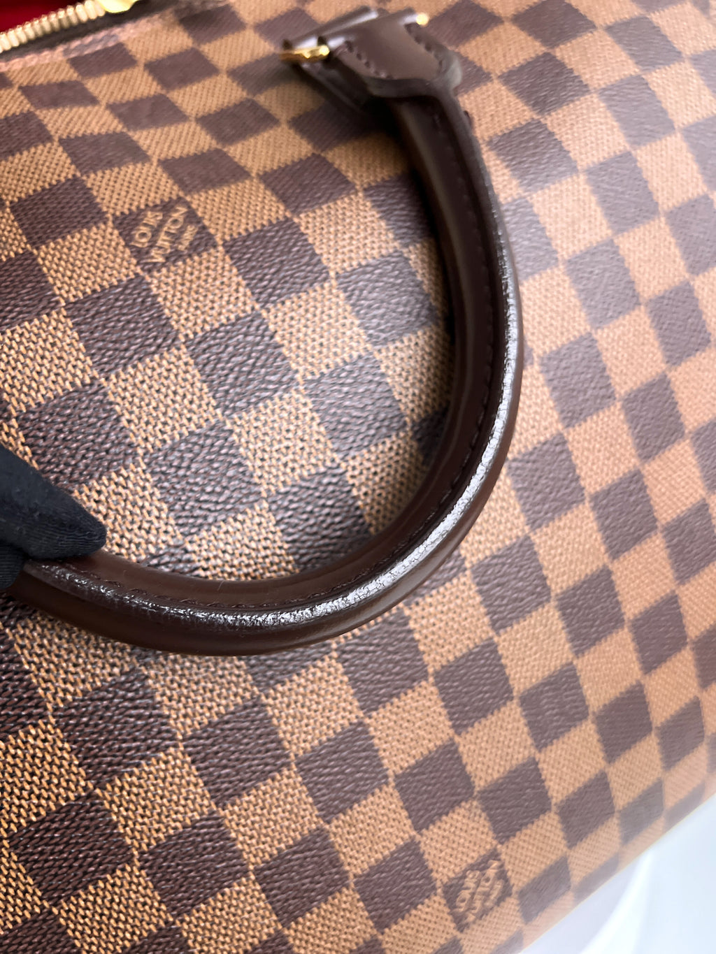 Sac de voyage Louis Vuitton Ribera Damier Ebene Boston GM