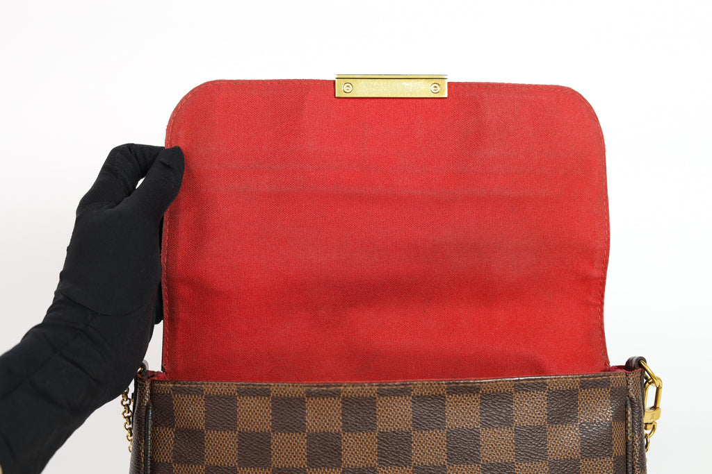 Authentic LV Favorite mm damier ebene crossbody clutch