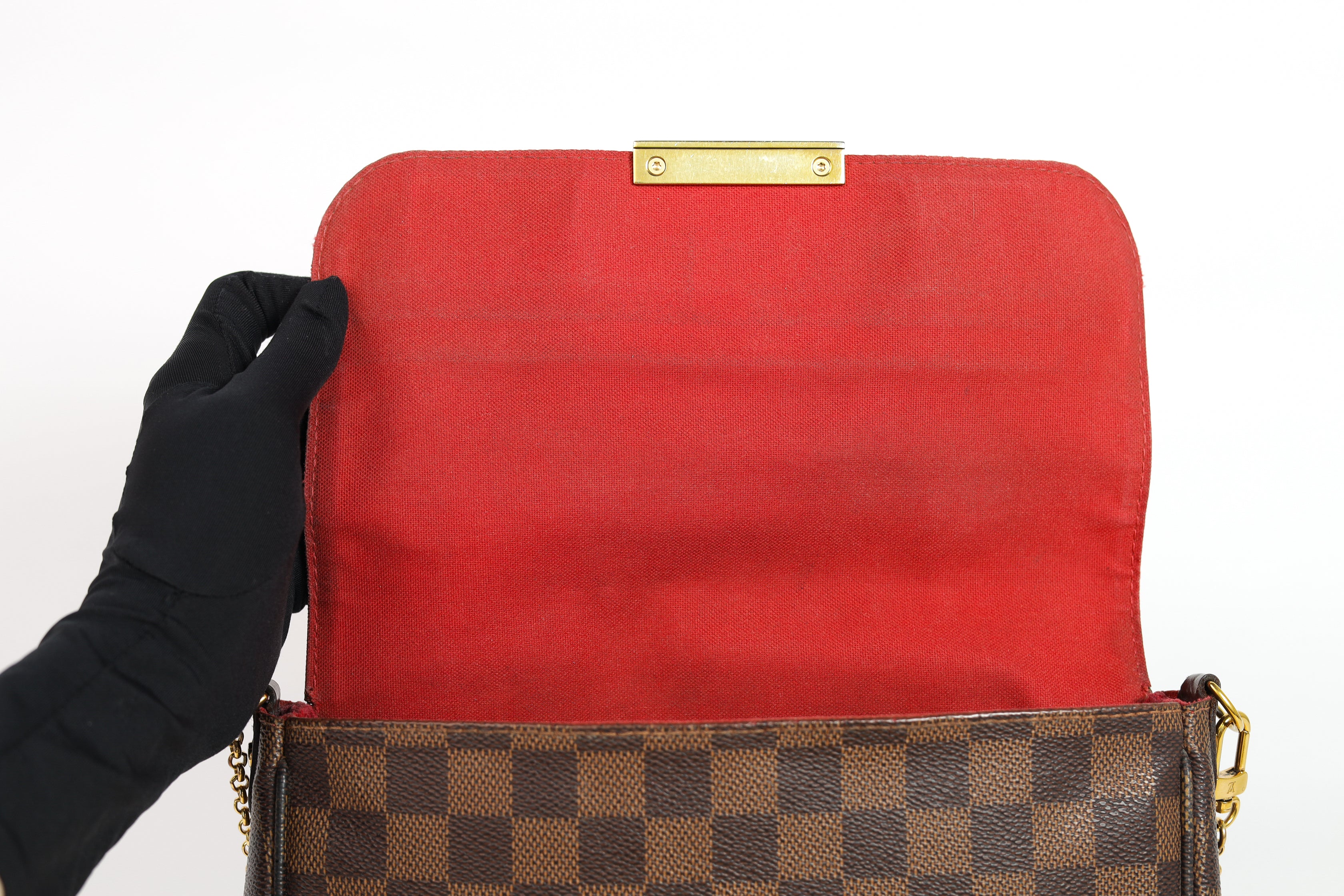 Authentic LV Favorite mm damier ebene crossbody clutch