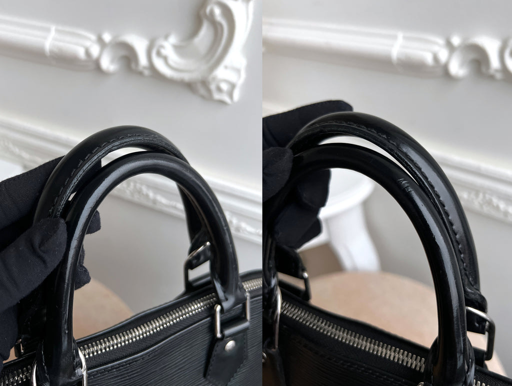 Louis Vuitton Alma Epi Black PM Handbag **4100