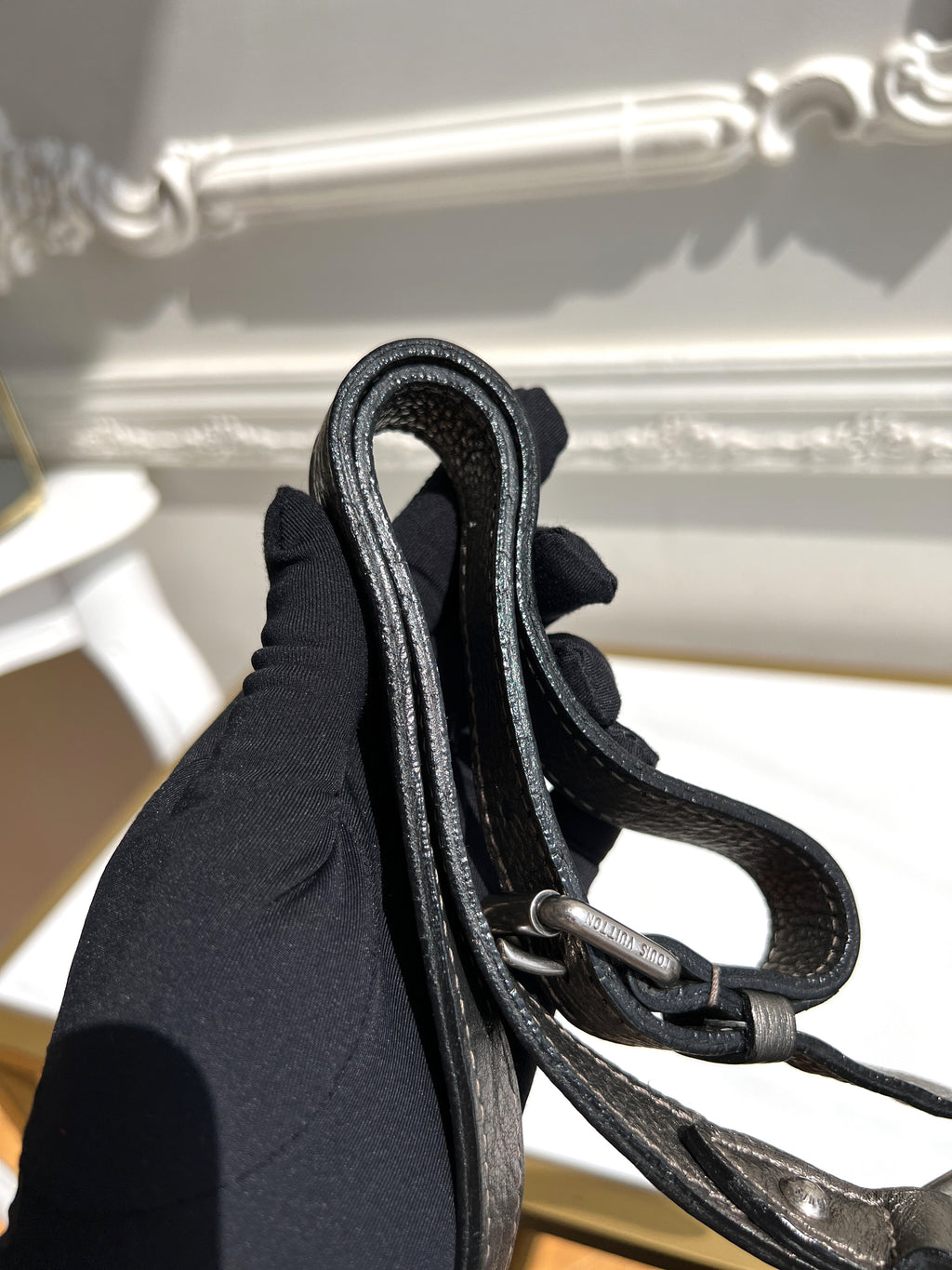 Louis Vuitton Mahina XS Bag Crossbody Monogram Bronze Perforated