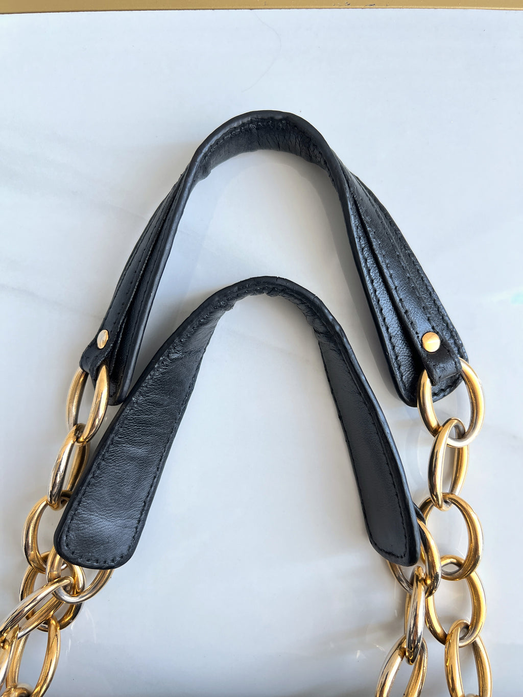 Christian Dior Tote Canage Black Quilted Leather Bag