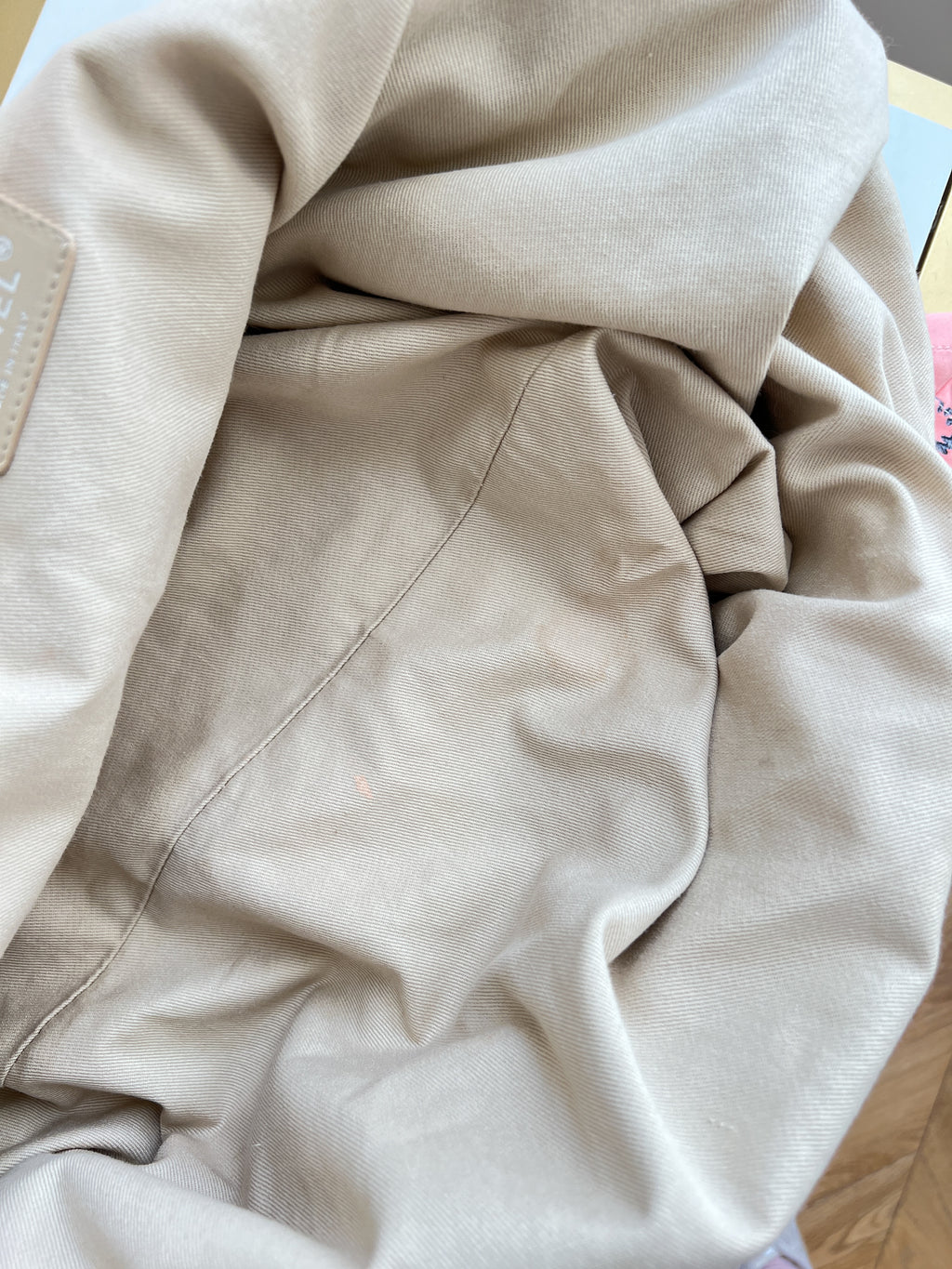 Chanel Bandana XL Tote Cotton Cambon Pink Hobo Chains Bag