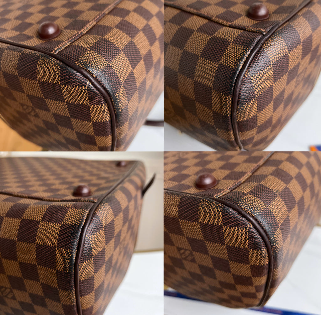 Sac de voyage Louis Vuitton Ribera Damier Ebene Boston GM