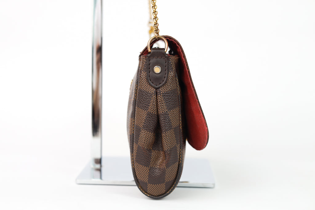 Authentic LV Favorite mm damier ebene crossbody clutch