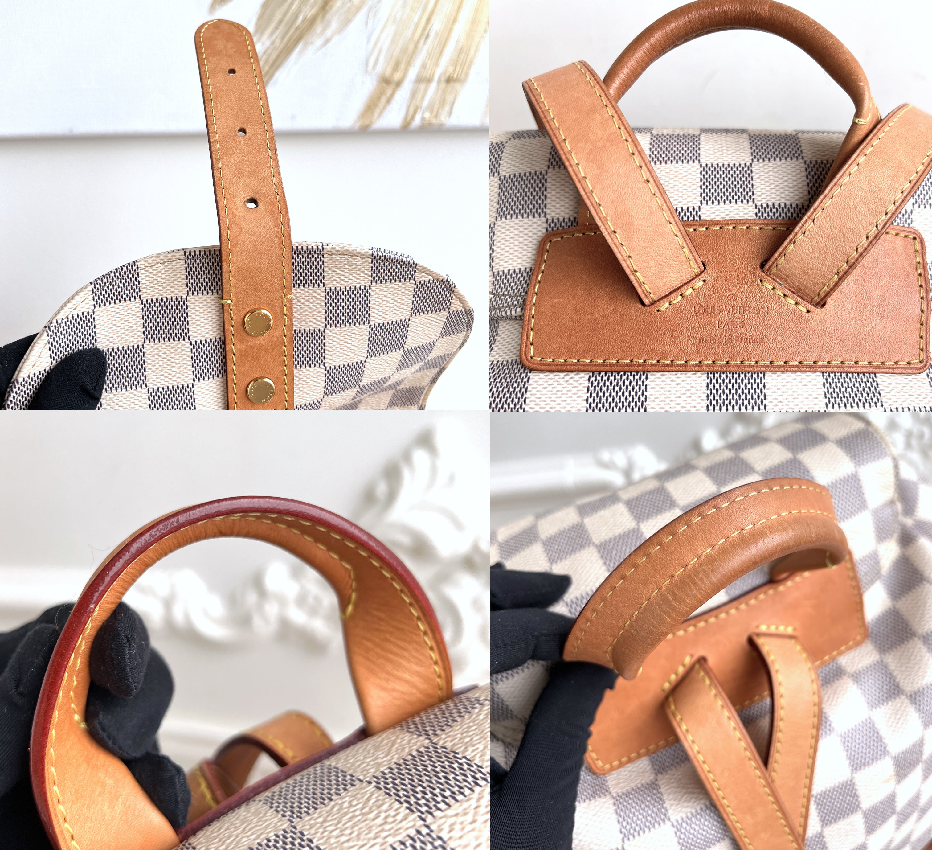 louis vuitton backpack pink inside Louis Vuitton Backpack Sperone Azur Damier Pink Inside