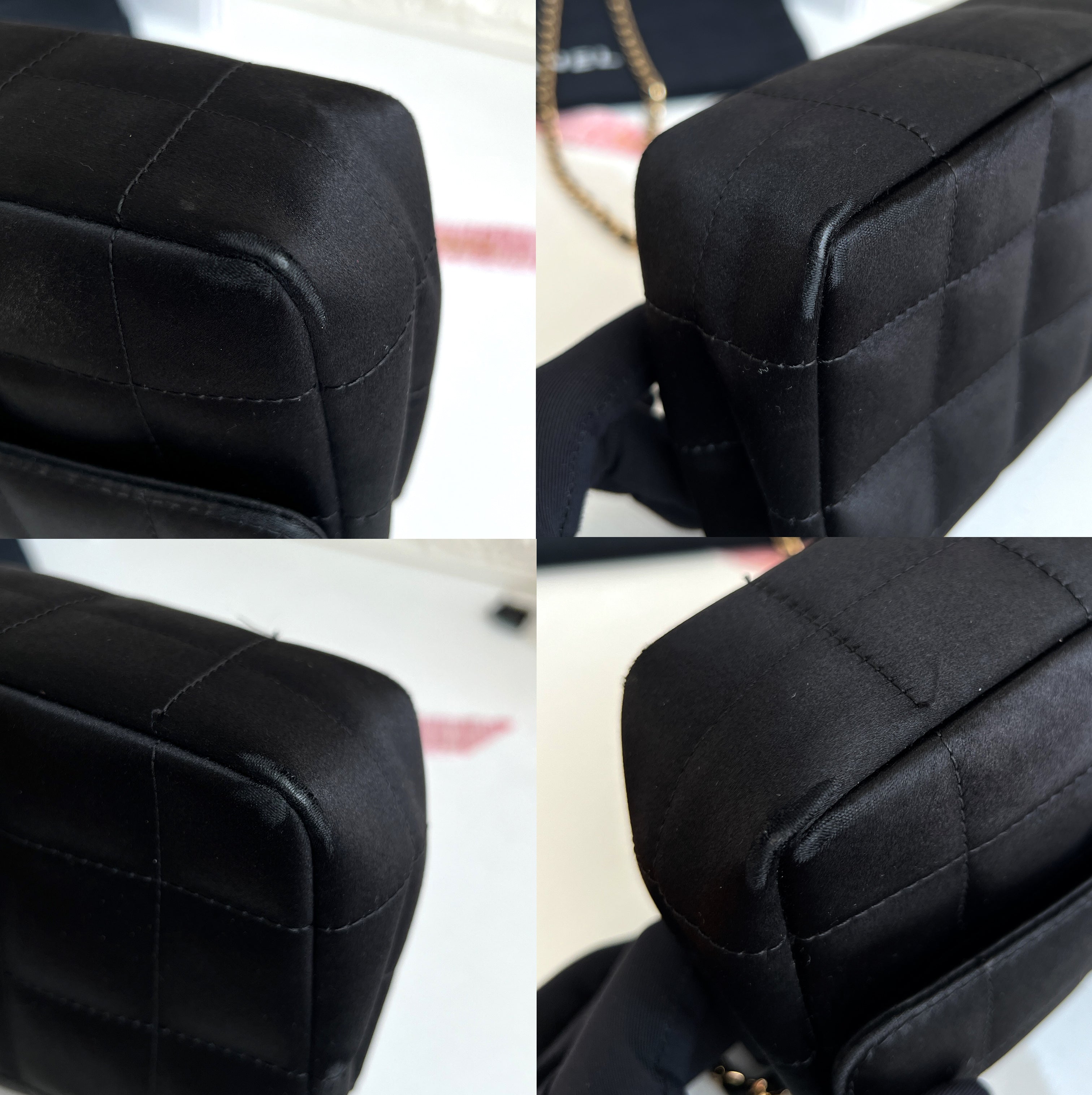 Chanel Timeless Silk Classic Crossbody Black Classique Clutch