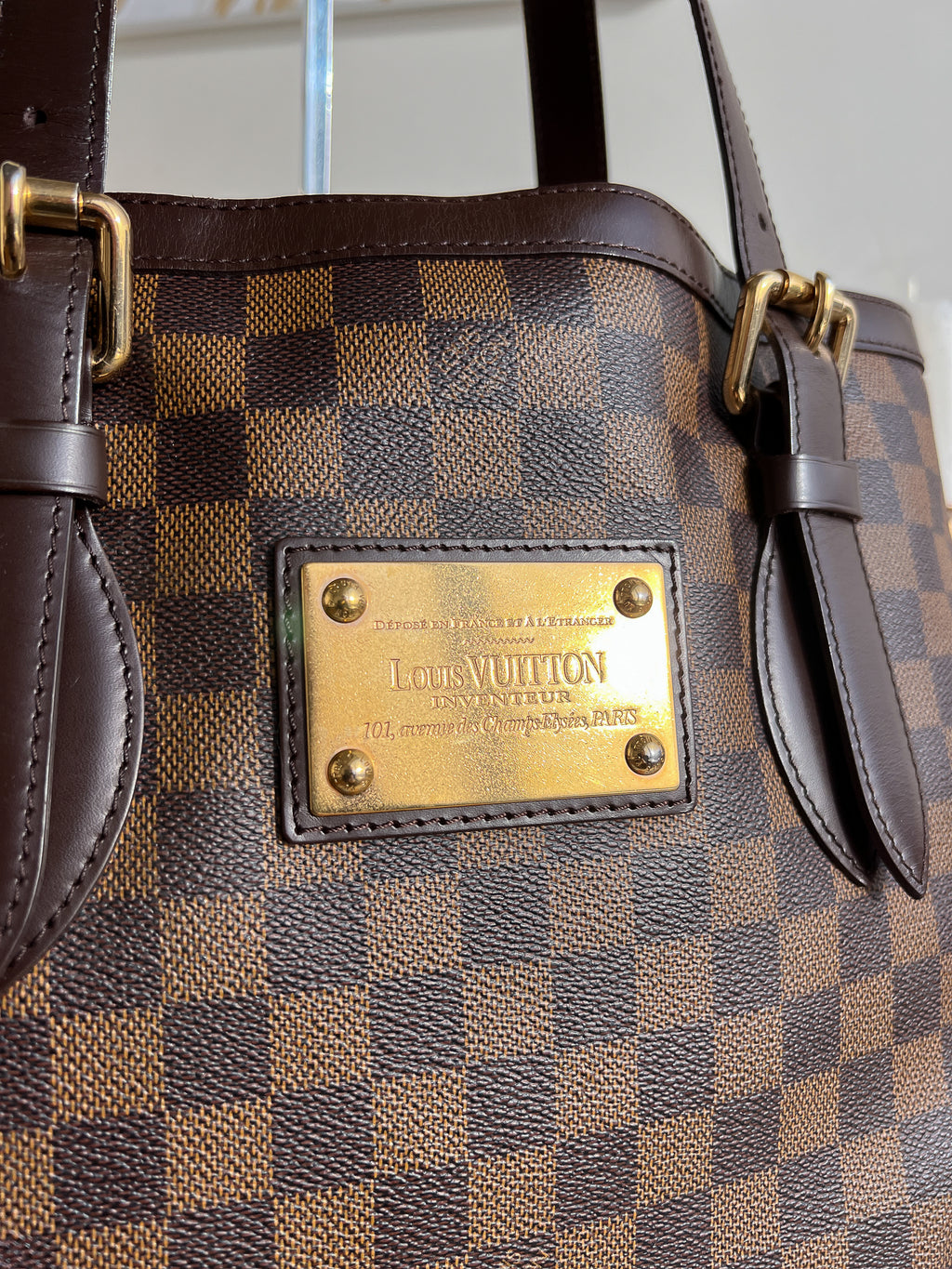 Louis Vuitton Hampstead Mm Damier Ebene Sac à main épaule