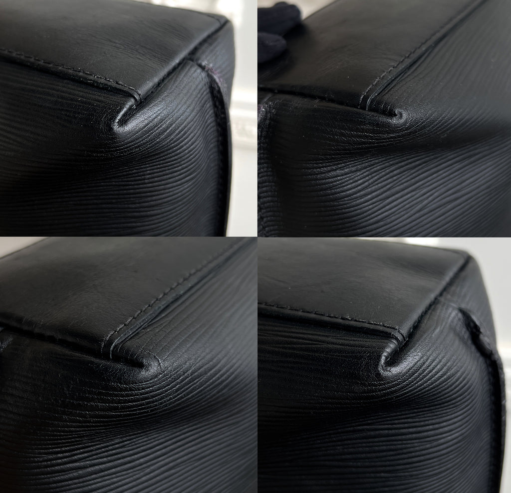 Louis Vuitton Cabajour Cabas Epi Black Brooks Tote Bag