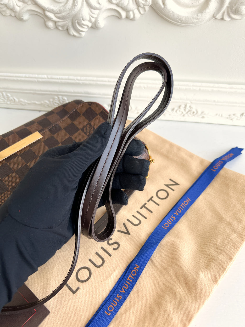 Louis Vuitton Pochette à bandoulière Favorite mm Damier Ebene