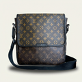 Louis Vuitton Macassar Bass MM Shoulder Crossbody Monogram Bag