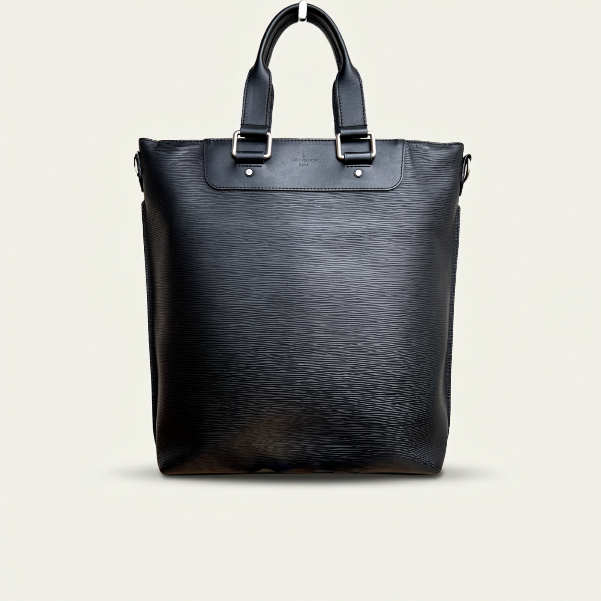 Louis Vuitton Cabajour Cabas Epi Black Brooks Tote Bag