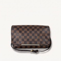 Authentic Louis Vuitton Hoxton Pm damier ebene crossbody clutch bag