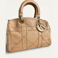 Authentique sac fourre-tout Dior Beige Cannage Granville en cuir 09-BO-0132 B0867