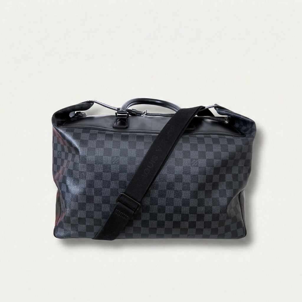 Louis Vuitton   Greenwich  graphite damier baggage travel cobalt crossbody shoulder