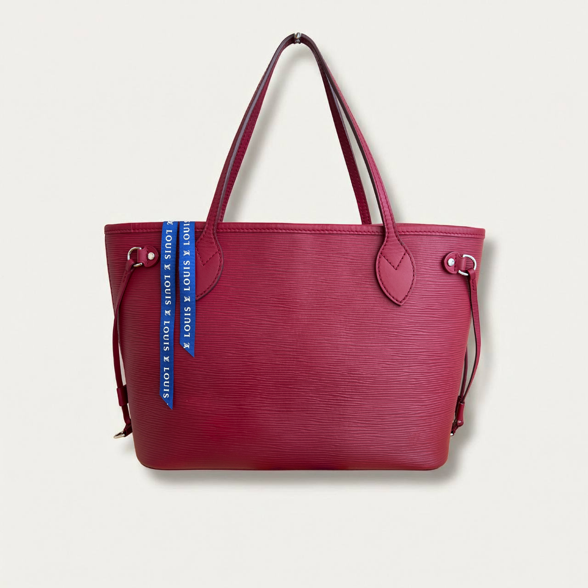Sac cabas Louis Vuitton Neverfull PM en cuir Epi fuchsia
