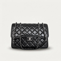 Chanel Large Seasonal Flap Black Lambskin Citizen Zip 29cm Bag