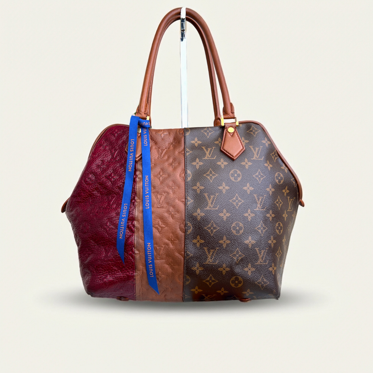 Louis Vuitton Le Bordeaux Monogram Marine Leather Tricolor Bag