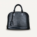 Authentic LV Alma pm epi black handbag