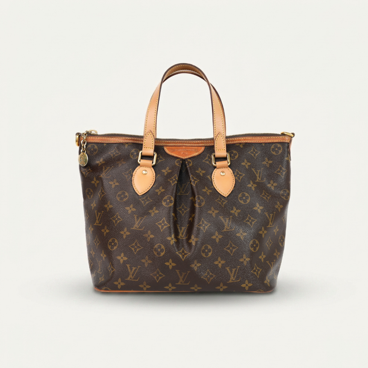 Authentic LV Palermo Pm monogram shoulder handbag