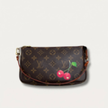 Louis Vuitton Clutch Pouch Pochette Cherry Monogram Purse Accessories